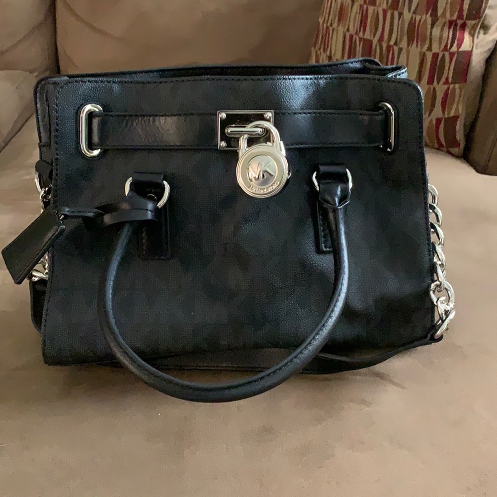 Michael kors black handbag. Crossbody or tote style